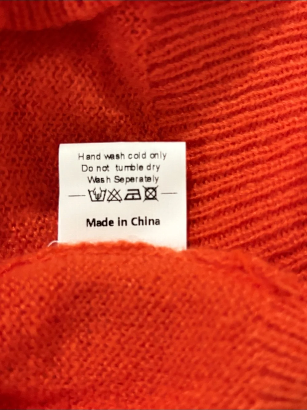 Cropped V-Neck Lightweight Button Cardigan - Orange Size Medium New